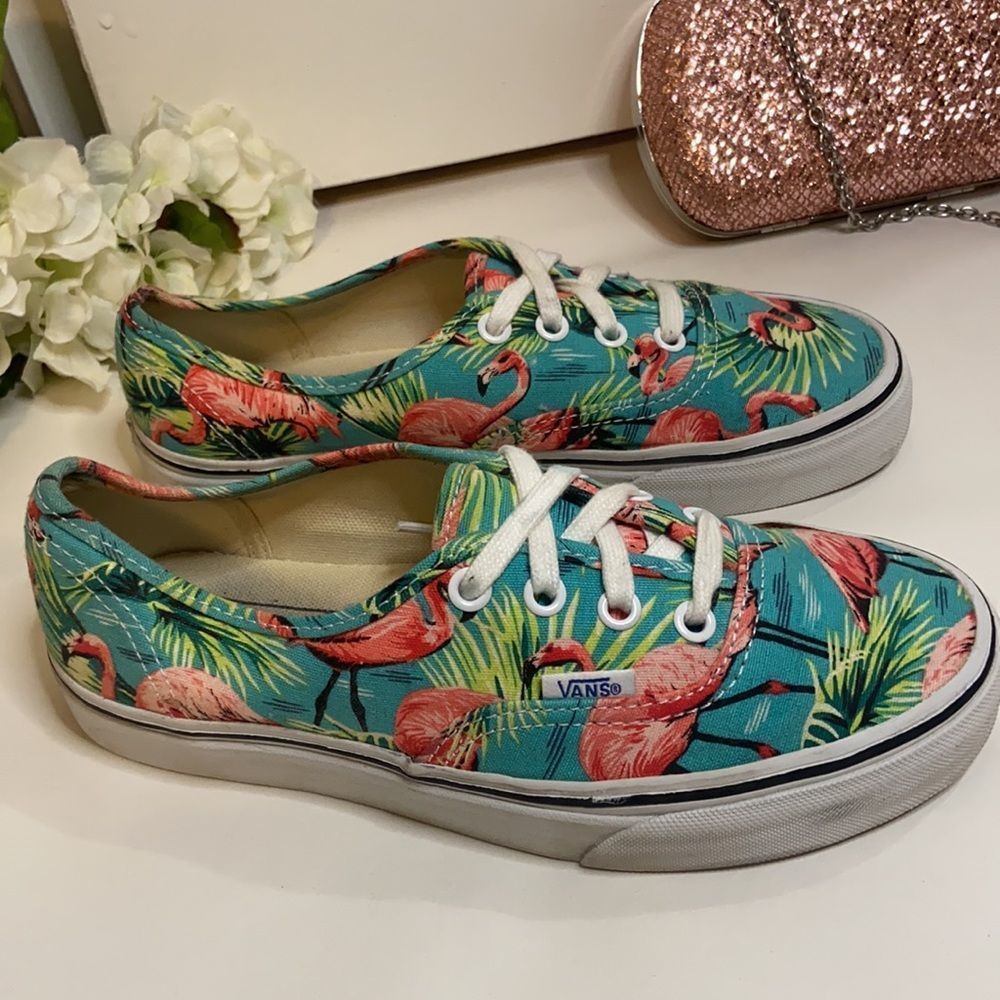 Rare Van Doren Tropical Flamingo Authentic Vans - Gem